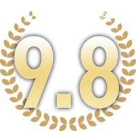 受講満足度9.8