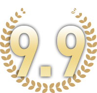 受講満足度9.9